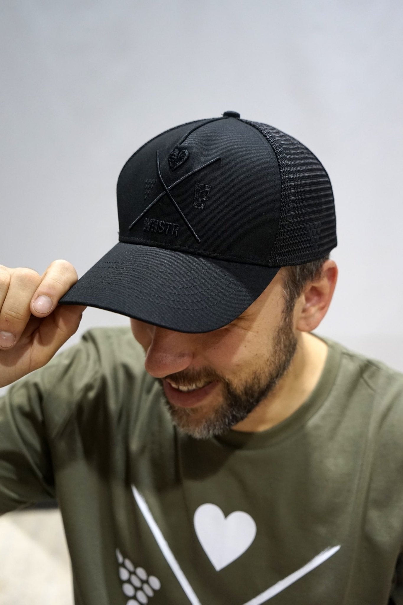 All black baseball hat online