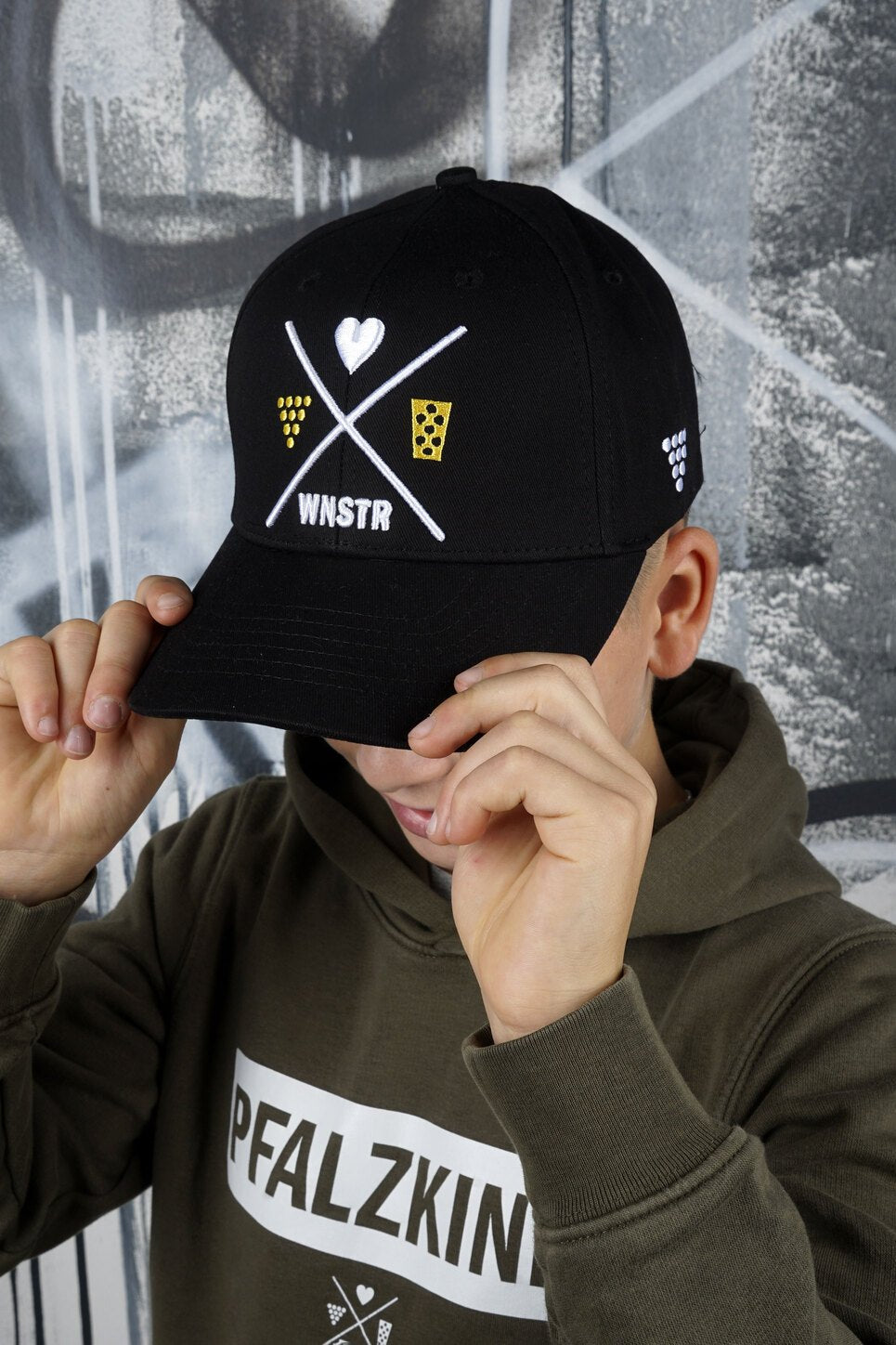 BASECAP HEIMAT BLACK GOLD KIDS